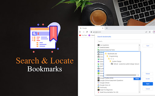 Search & Locate Bookmarks