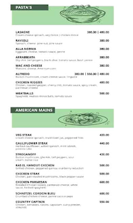 Le Parc menu 1