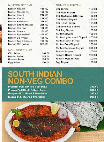 Malvani Corner menu 