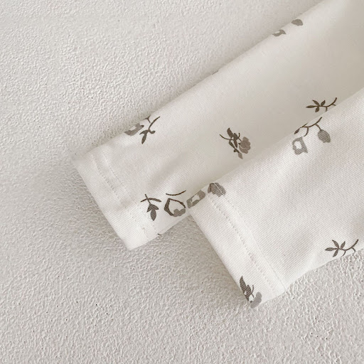 Title 4, Autumn Baby Childrens Lotus Collar Flower Prin...