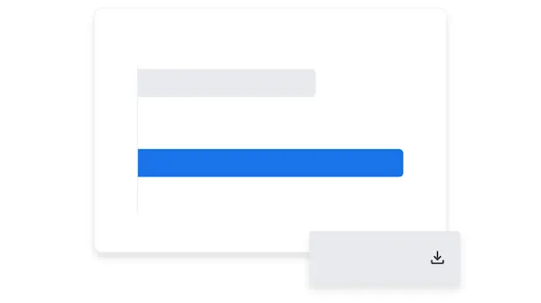 Interfaz que muestra un gráfico donde se comparan planes de conversión