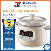 Nồi Nấu Chậm Bluestone Scb - 6123, 3.0Lit - 200W, Giữ Nguyên Chất Dinh Dưỡng , Hàng Chính Hãng