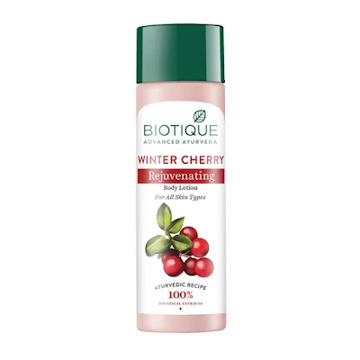 Biotique Bio Wintercherry - Lightening & Rejuvenating Body Nourisher