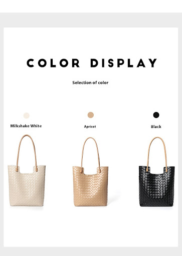 Title 3, Woven Portable Large Capacity Cowhide Commuter ...