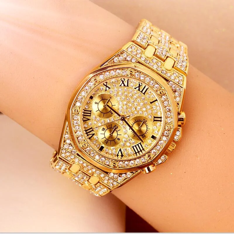 Title 2, Tyrant Gold Herrenuhr, wasserdicht, Stahlarmban...