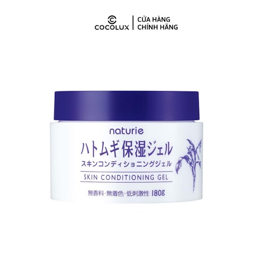 Gel Dưỡng Ẩm Da Hạt Ý Dĩ Naturie Nhật Bản 180G Cocolux