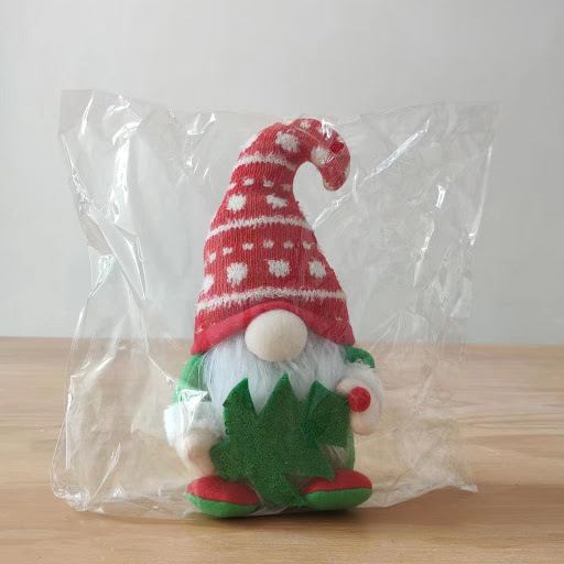 Title 12, Cute Christmas Tree With Knitted Curved Hat. A ...