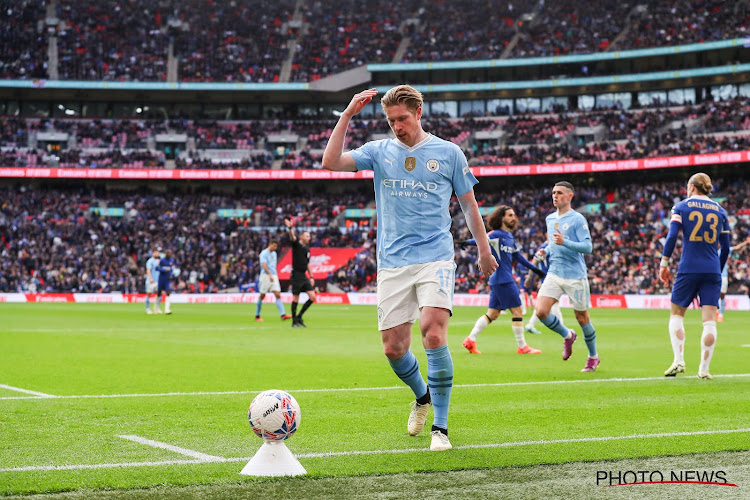 Manchester City, avec Kévin De Bruyne et Jérémy Doku, se qualifie pour la finale de FA Cup au bout du suspense