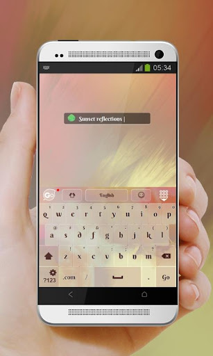 免費下載個人化APP|Sunset reflections GO Keyboard app開箱文|APP開箱王