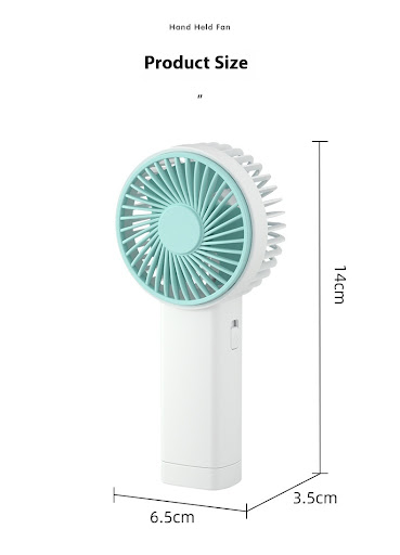 Title 2, Ventilador portátil recarregável por USB para u...