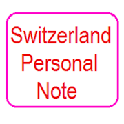 Switzerland Personal Notepad  Icon