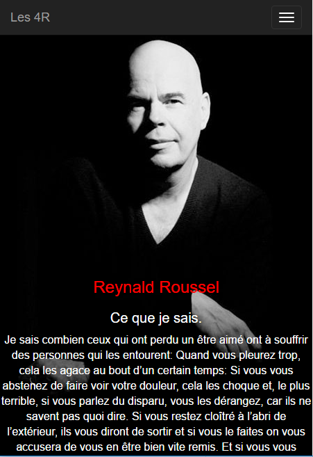 Android application Reynald Roussel screenshort