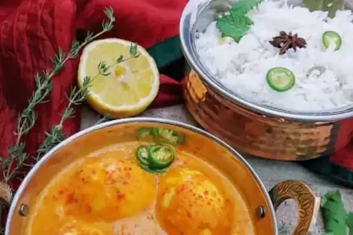 Egg Tarkari With Rice