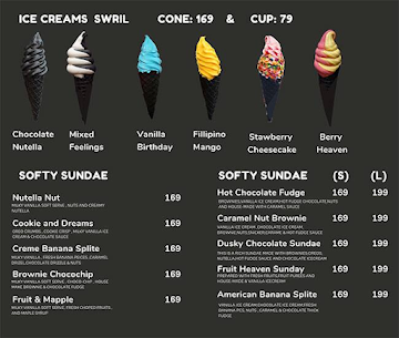 Cremeborne - Ice Creams and Desserts menu 