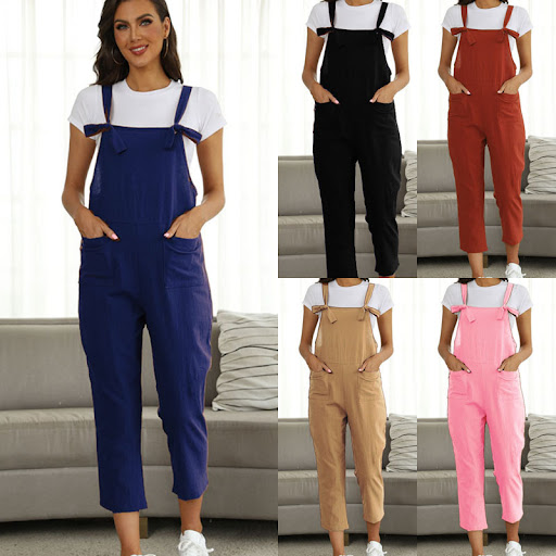 Title 2, New Hot Sell Casual Plus Size Suspender Jumpsui...