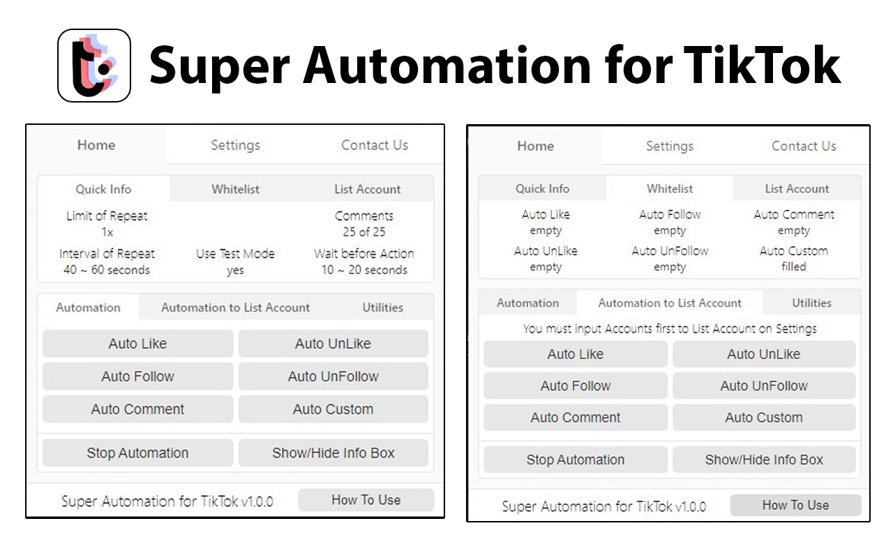 Super Automation for TikTok Preview image 3