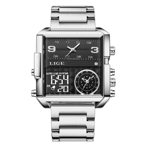 Steel Belt Silver Black