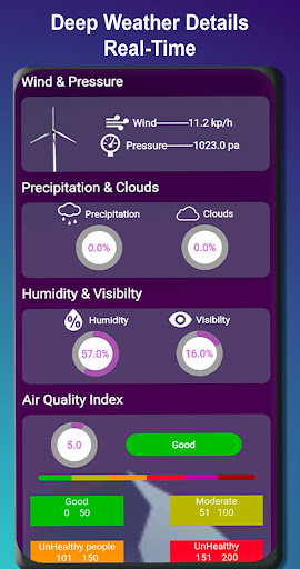 Screenshot Live Weather Forecast & Radar