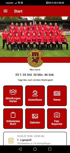 Screenshot TSV Kellmünz 1911 e.V.