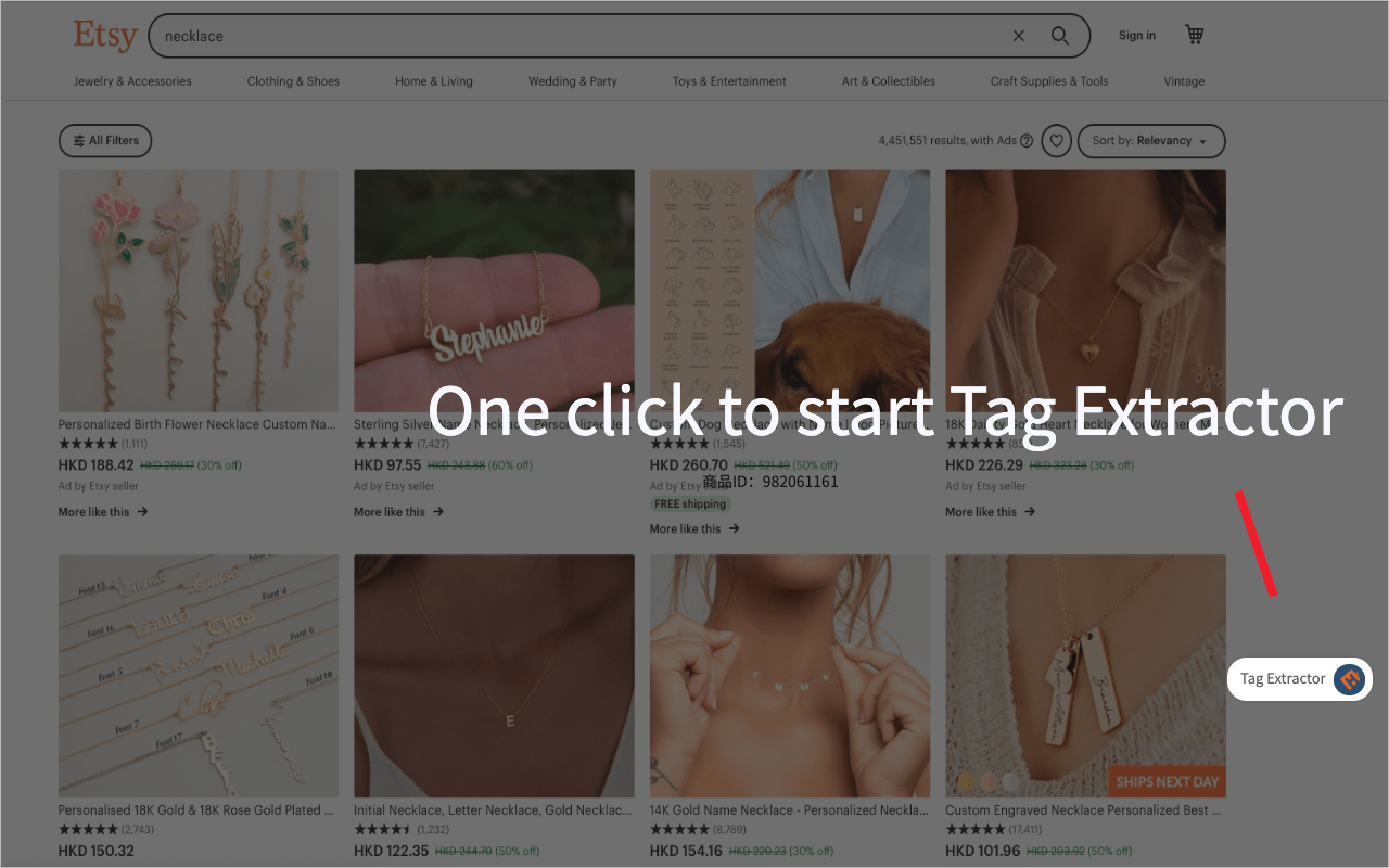 Etsy Tags Tool for Etsy Hunt Preview image 5