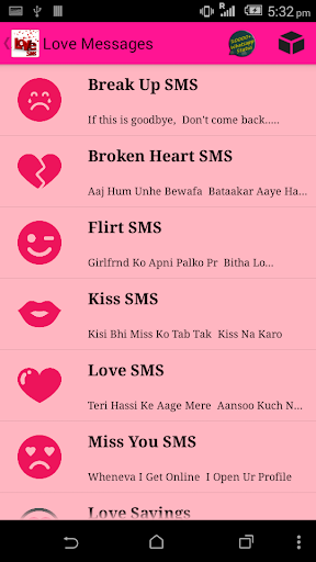 Love Messages Romantic SMS