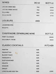 Resign Sky Bar menu 3