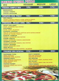 Friends Pizza Point menu 1