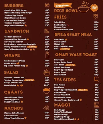 Chai Nagri menu 
