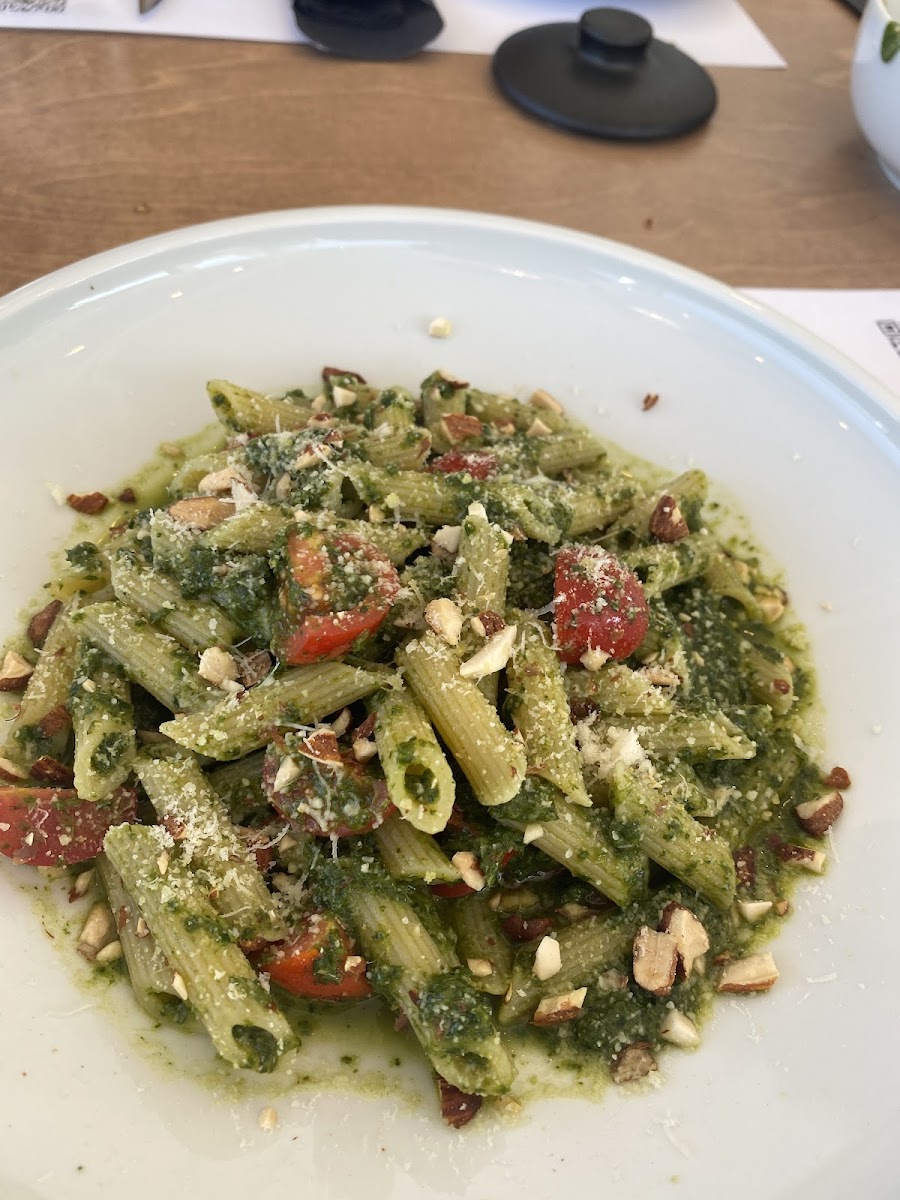 Gluten-Free Pasta at 5 Senses Restaurant