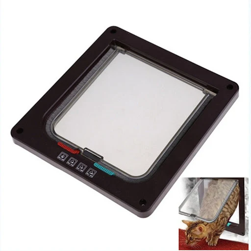 Pet door opening cat dog two way free access door opening suitable for installation of glass doors and wooden doors