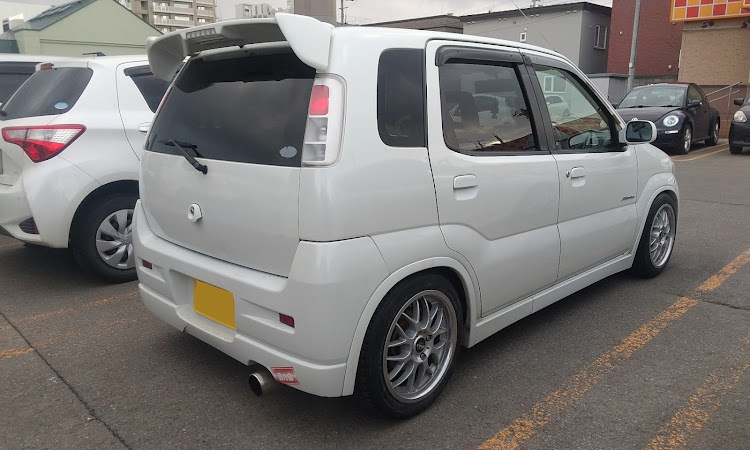 KeiワークスのKeiワークス・車高調整・クリアテールはいいぞ・低そうで低くない本当に低くない車に関するカスタム事例の投稿画像2枚目