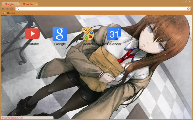 Steins;Gate Kurisu Makise chrome extension