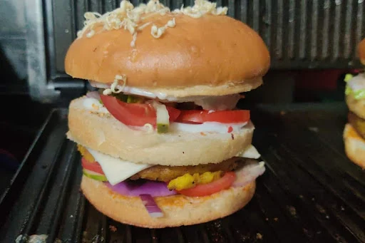 Corn Paneer Cheese Burger