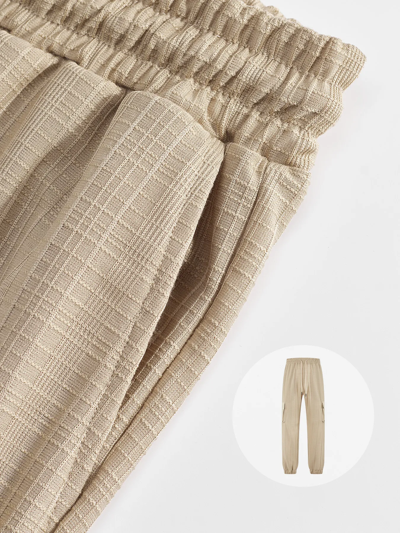 Title 31, Losse, ademende, micro-elastische casual herenb...