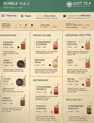 Got Tea menu 7