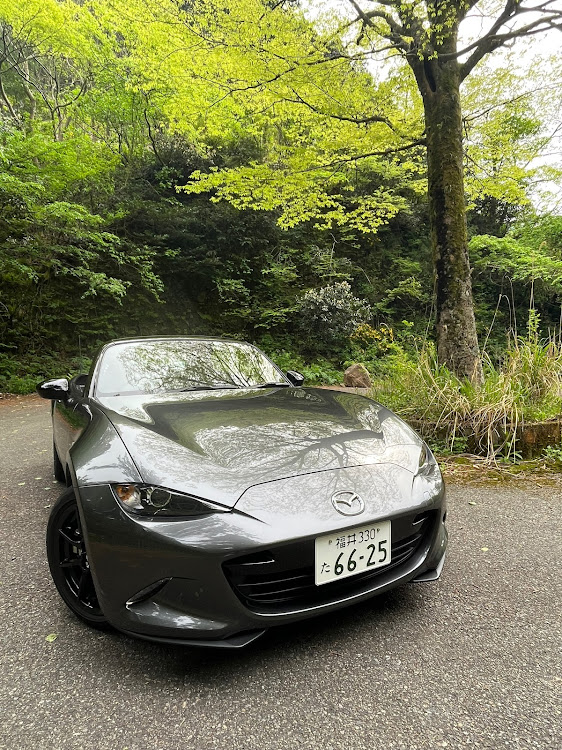 ロードスターの朝ドラ・マシーングレープレミアムメタリック・アフリカ布・Ramie・バンダナに関するカスタム事例の投稿画像1枚目