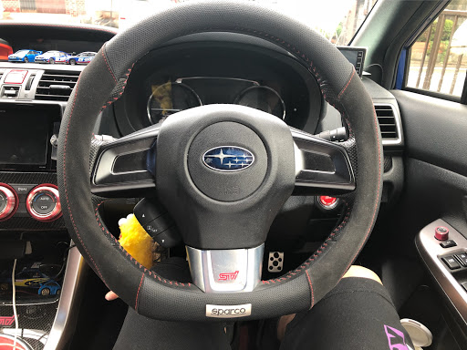 Wrx Sti Vabのdiy ステアリングカバー Sparco Corsaに関するカスタム メンテナンスの投稿画像 車のカスタム情報はcartune