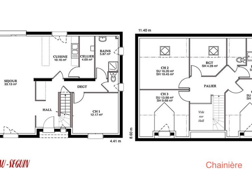  Vente Terrain + Maison - Terrain : 451m² - Maison : 133m² à Coulommes-la-Montagne (51390) 