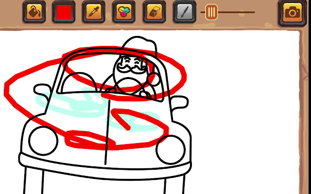 Santa Driver Coloring Book chrome extension