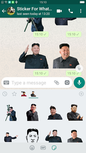 Kim Jong-un Stickers For Whatsapp