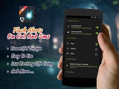 How to mod Flash Alerts On Call And SMS 1.0 unlimited apk for android