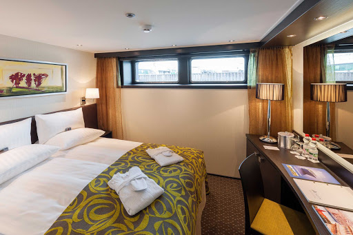 Unwind in a Deluxe Stateroom on Avalon Impression as you cruise the Danube through the capitals of Europe.