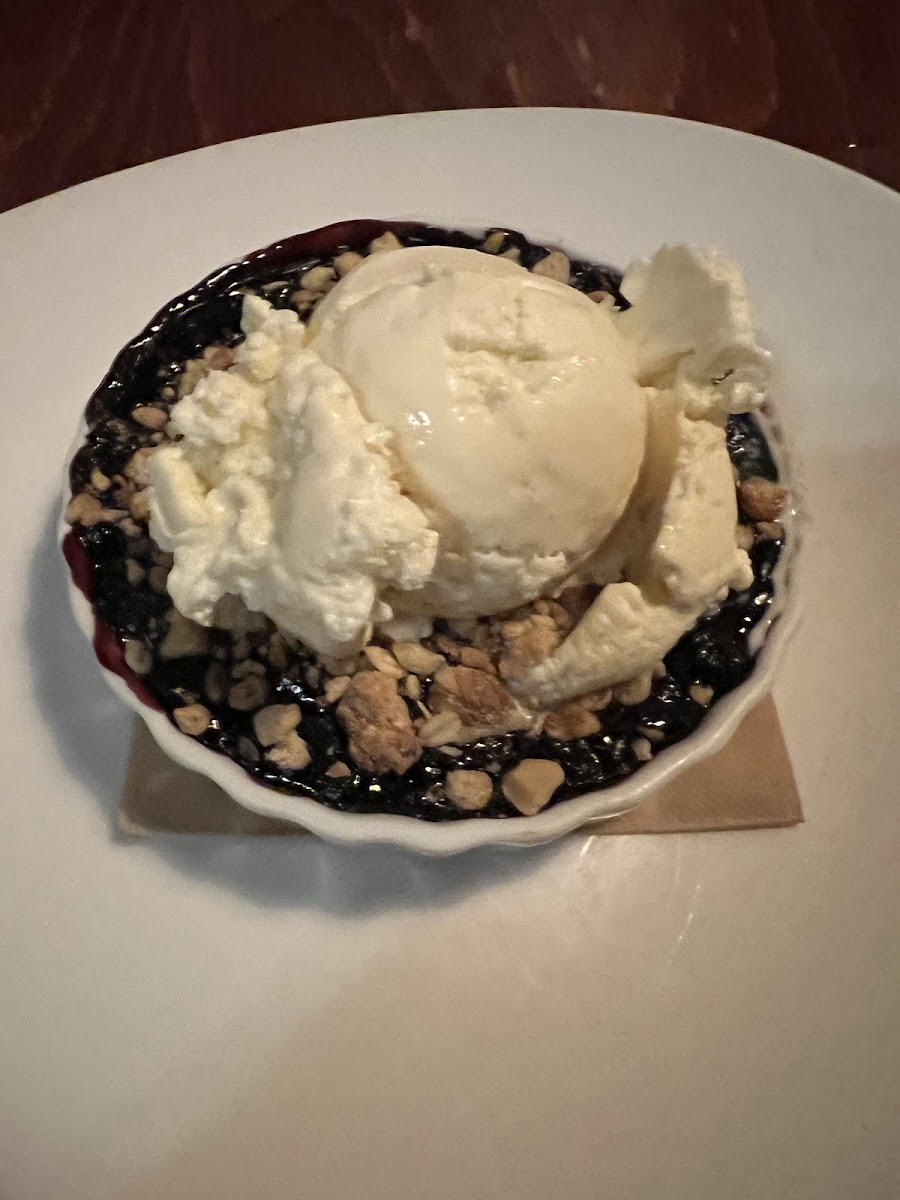 Wild Maine Blueberry Crisp