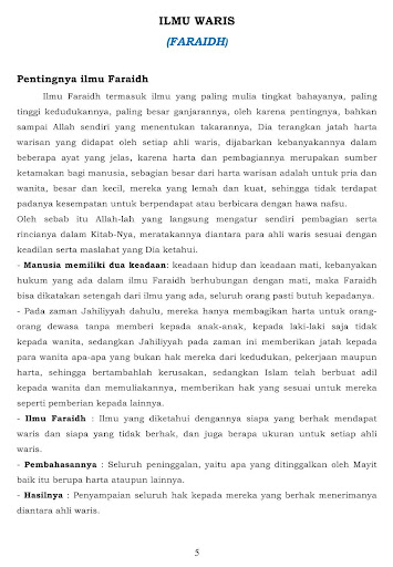 Hukum Waris Islam - Pdf