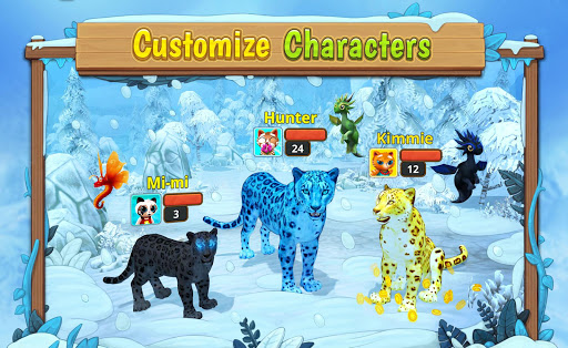 Snow Leopard Family Sim Online