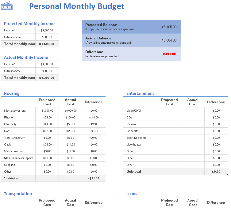 Google Sheet or Excel - Best App to Track Spending