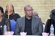 Gauteng education MEC  Matome Chiloane at the funeral service in Thembisa of two pupils who drowned in Centurion last week.