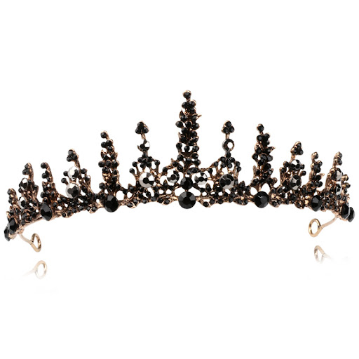 Title 6, New Crown Black Diamond Golden Crown Wedding Dr...