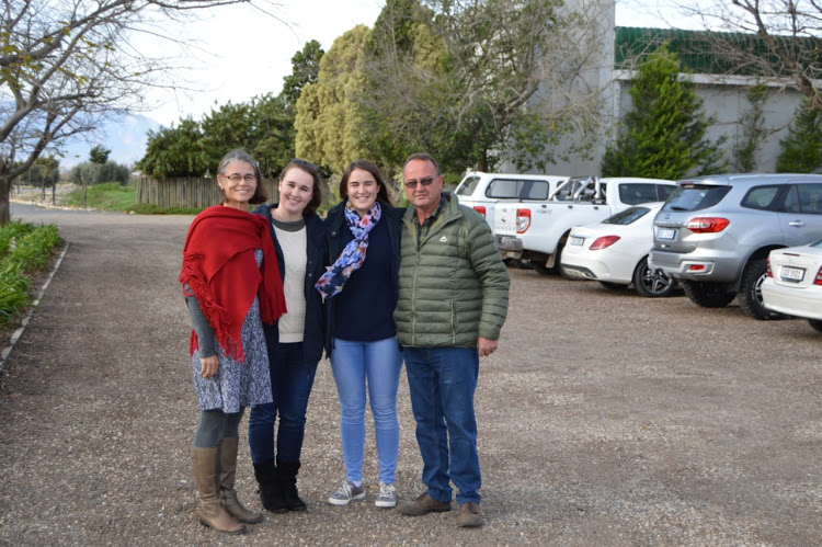 From left: Liezel, Annelie, Jana and Tool Wessels.