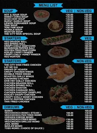 The City Wok menu 1